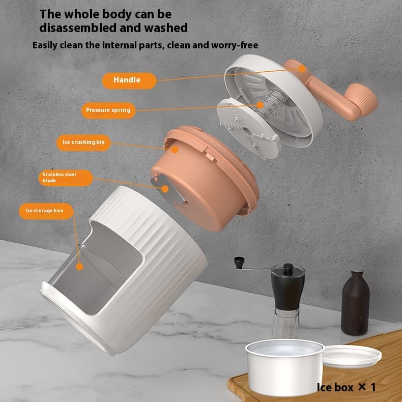 The SnowDaze Snow Maker — Hand-Crank Shaved Ice & Snow Cone Machine 3